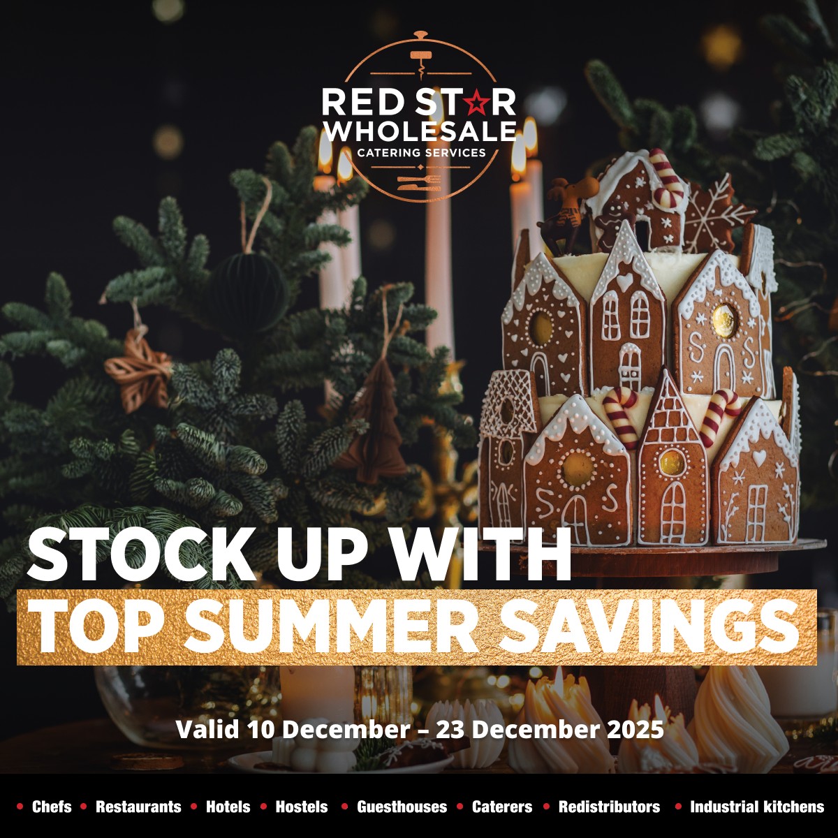 Red Star Wholesale Catering Services ad