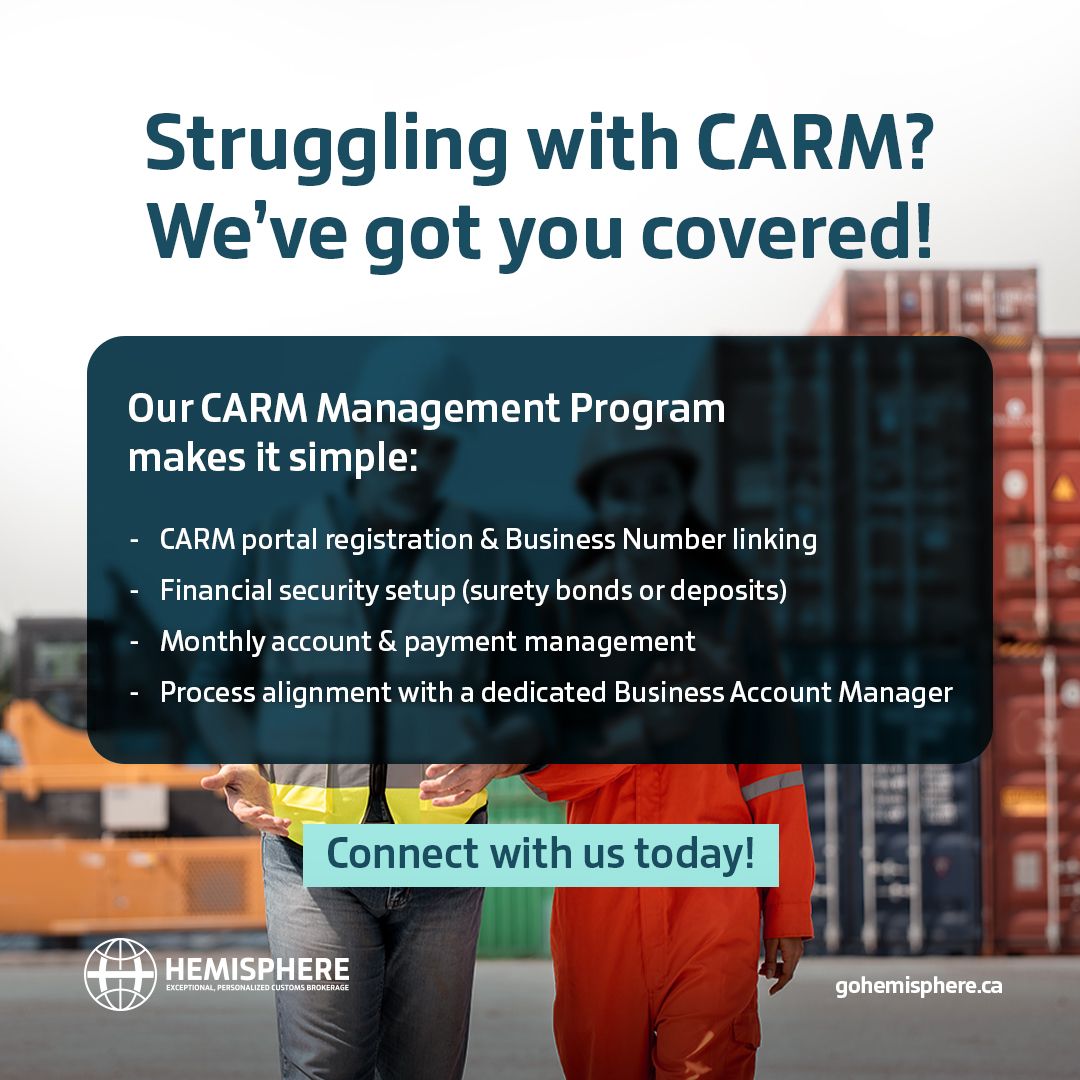 Hemisphere Freight & Brokerage Services Inc ad