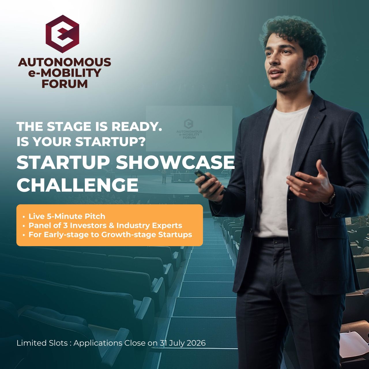 Autonomous e-Mobility Forum ad