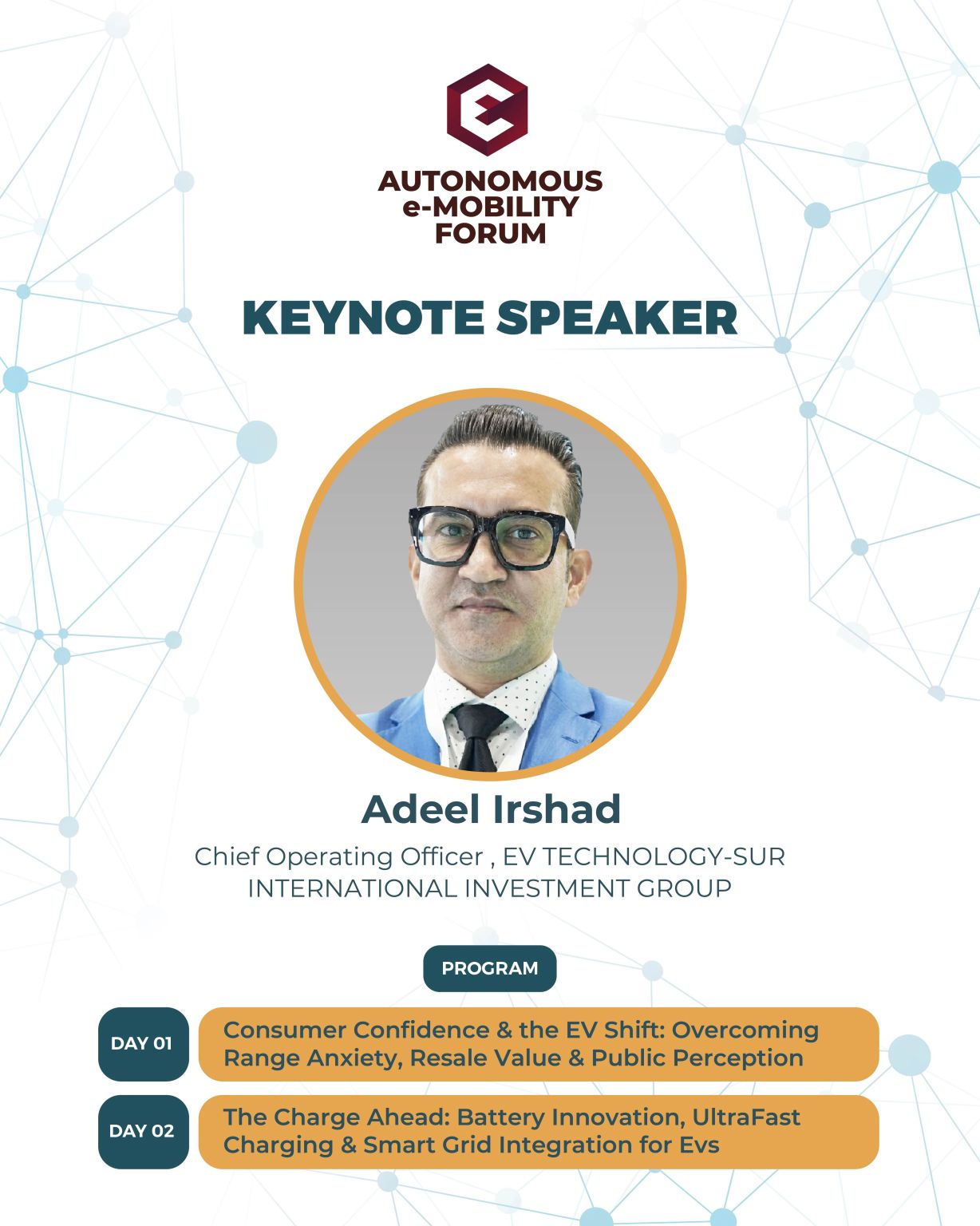 Autonomous e-Mobility Forum ad