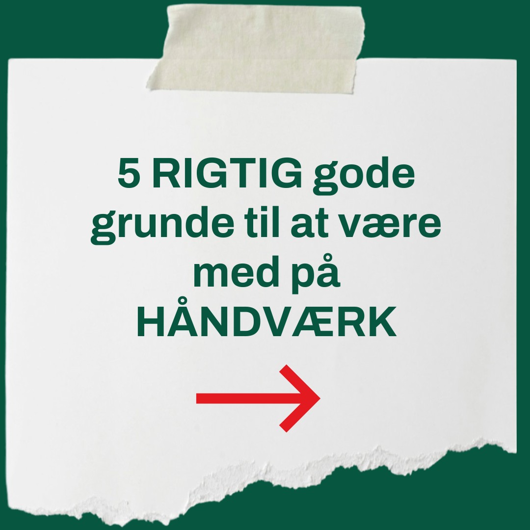 HÅNDVÆRK ad
