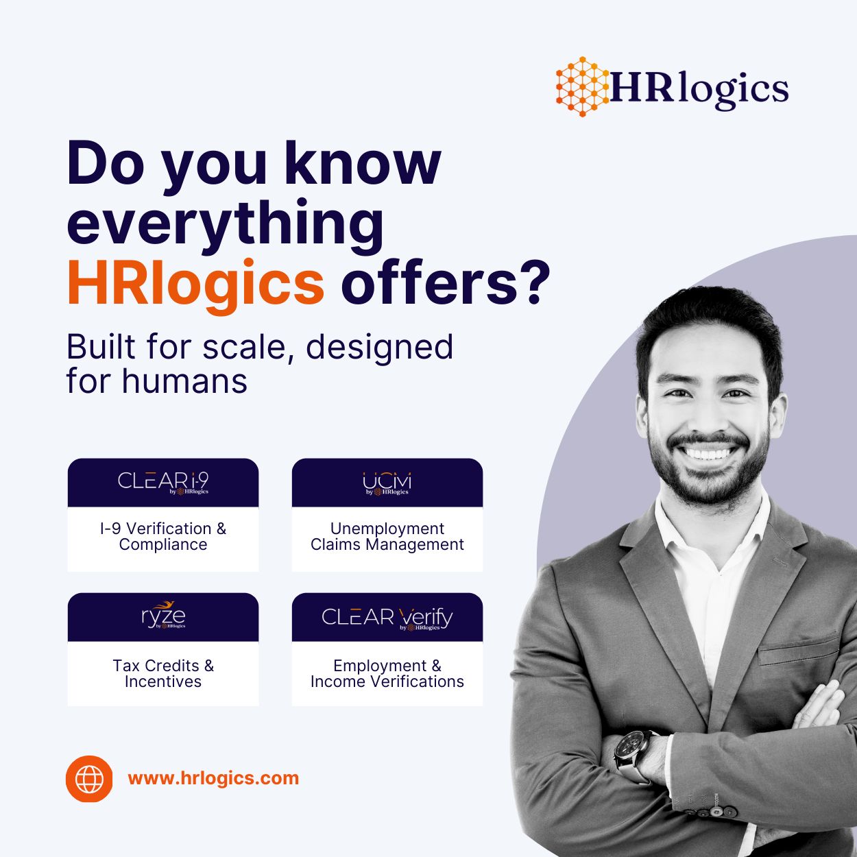 HRlogics ad