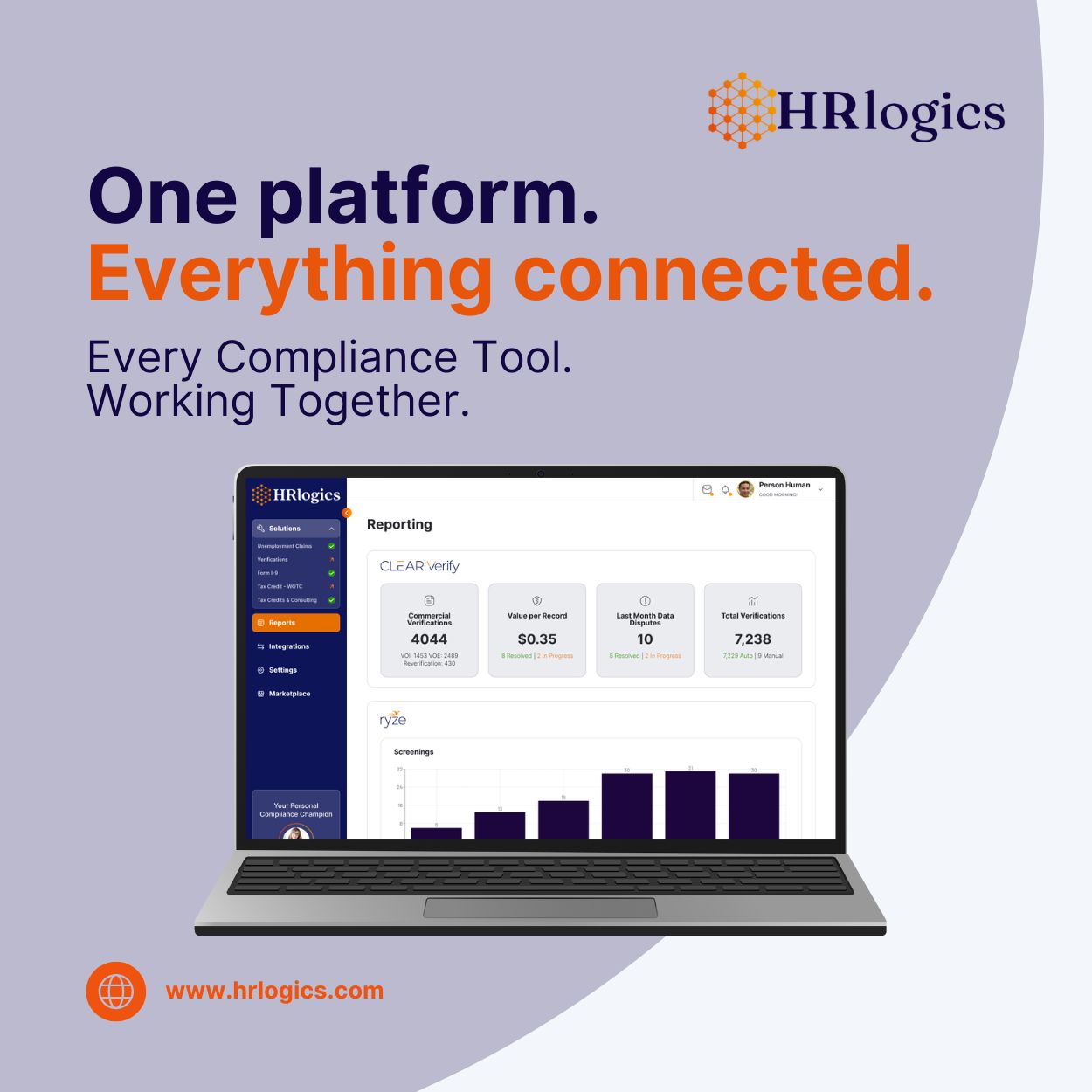 HRlogics ad