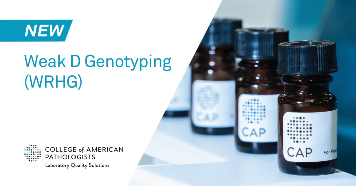 College of American Pathologists (CAP) ad