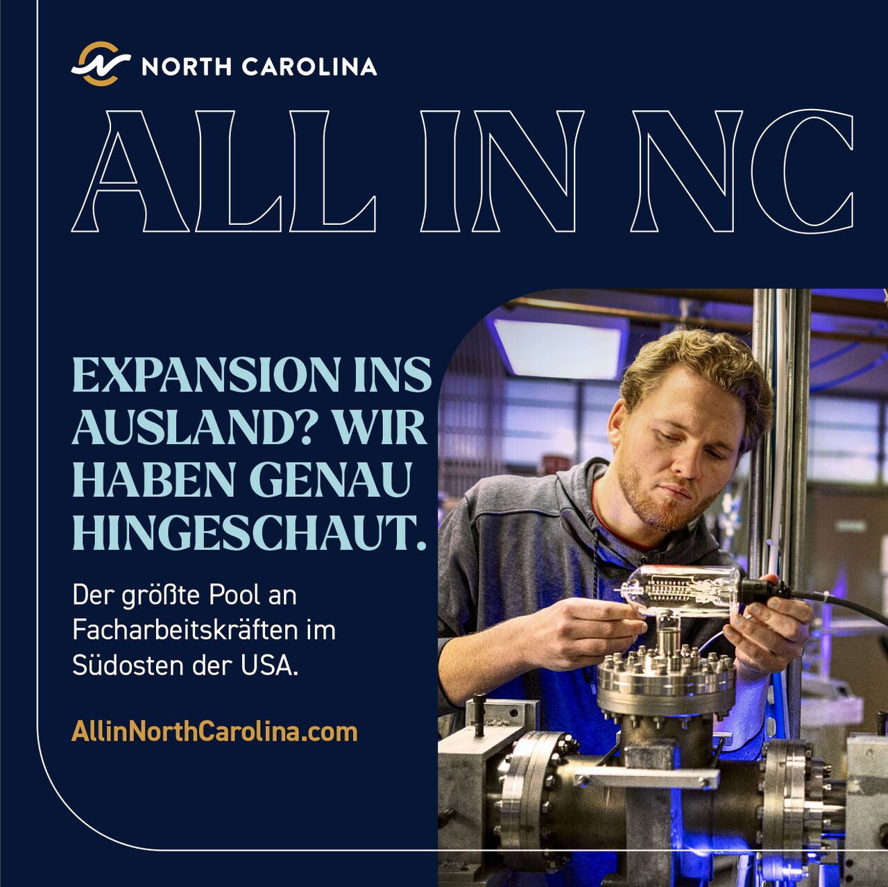Economic Development Partnership of North Carolina (EDPNC) ad