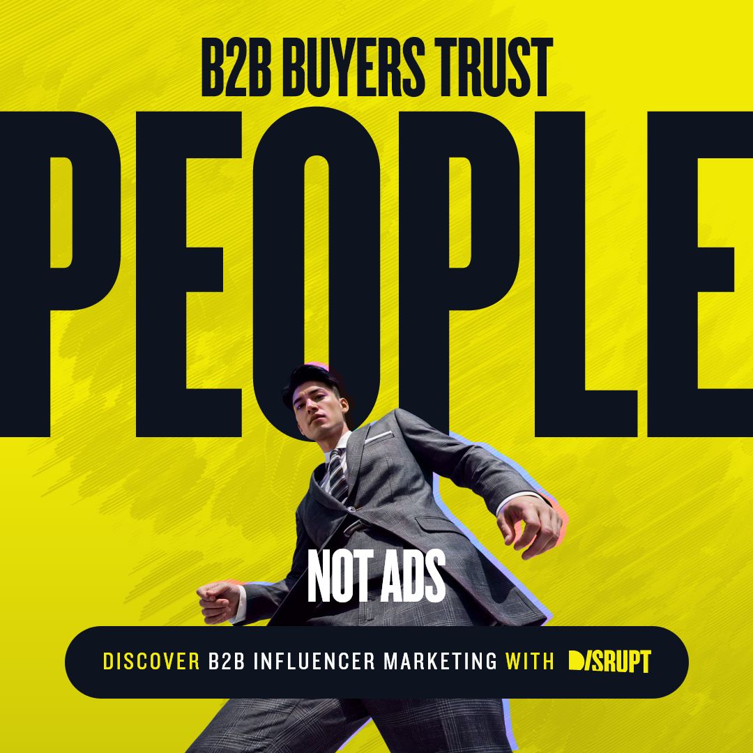 Disrupt Marketing ad