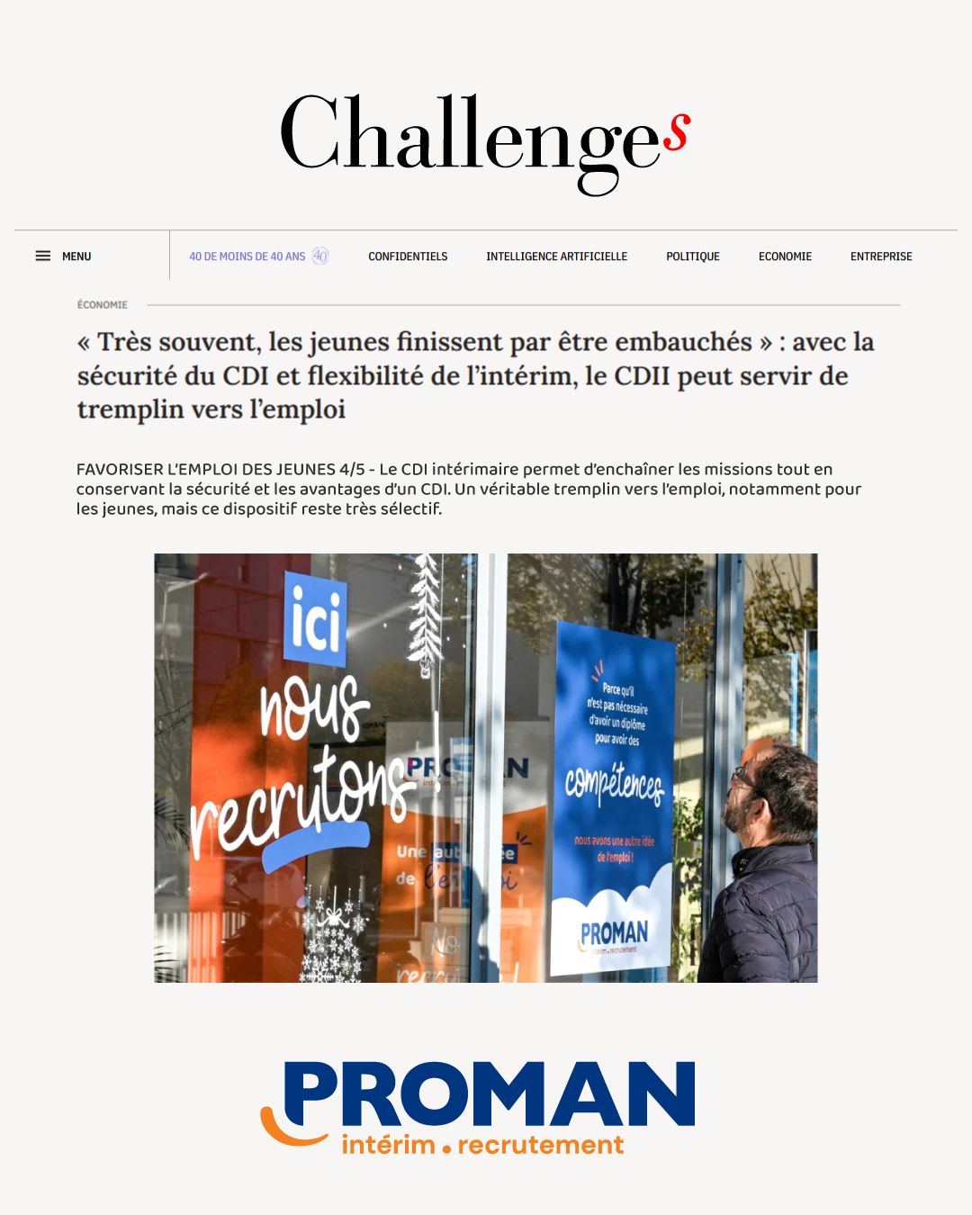 PROMAN France ad