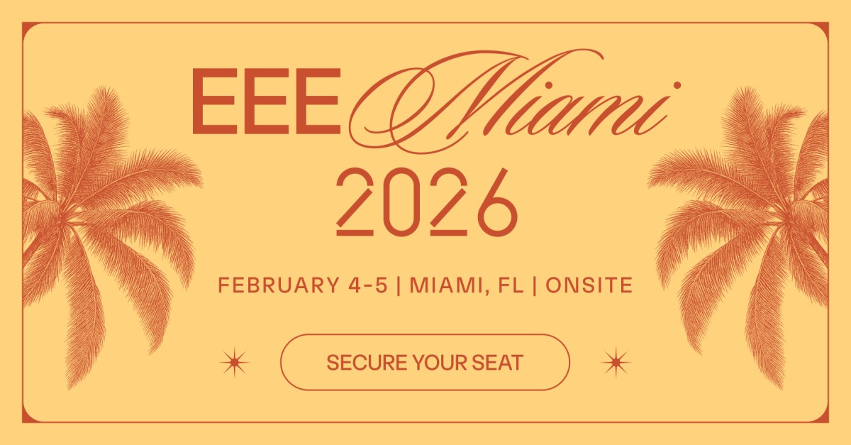 EEE Miami 2027 ad