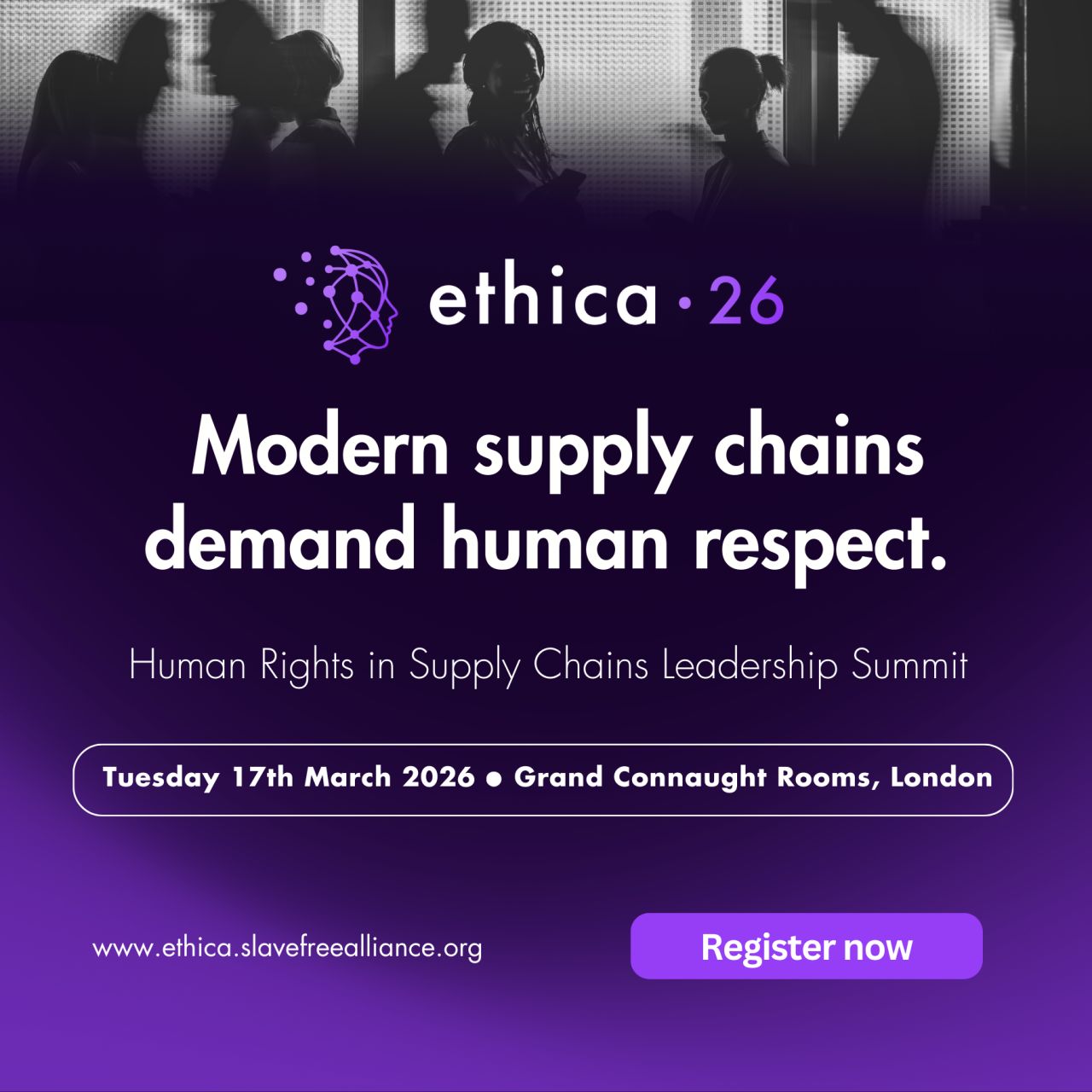 Hope for Justice and Slave-Free Alliance ad