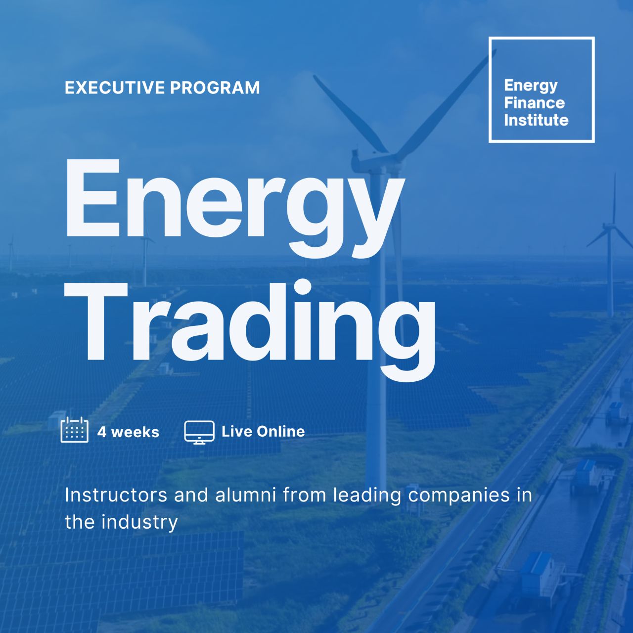 Energy Finance Institute ad