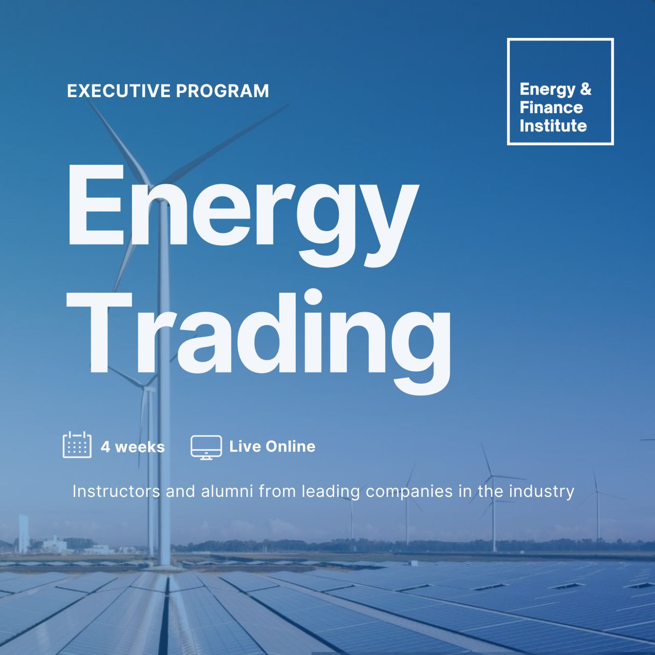 Energy Finance Institute ad