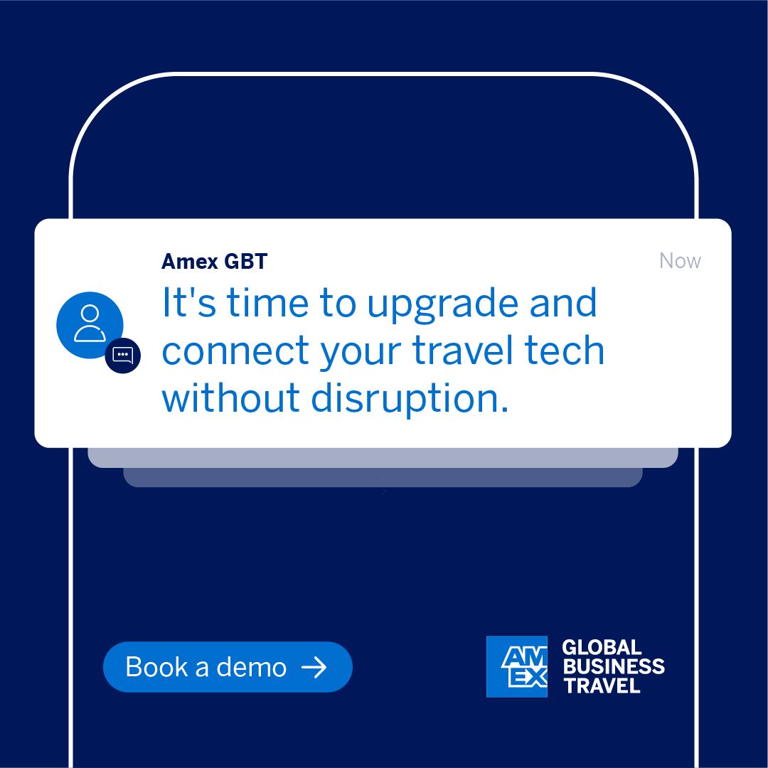 American Express Global Business Travel ad