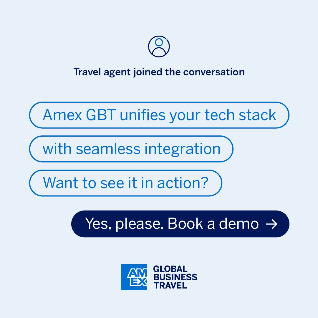 American Express Global Business Travel ad