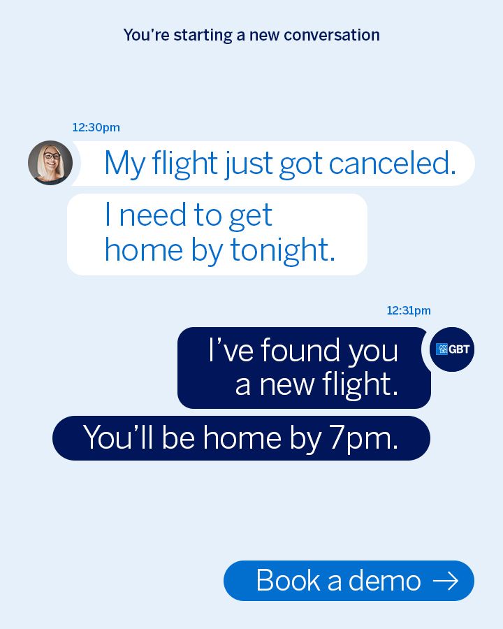 American Express Global Business Travel ad