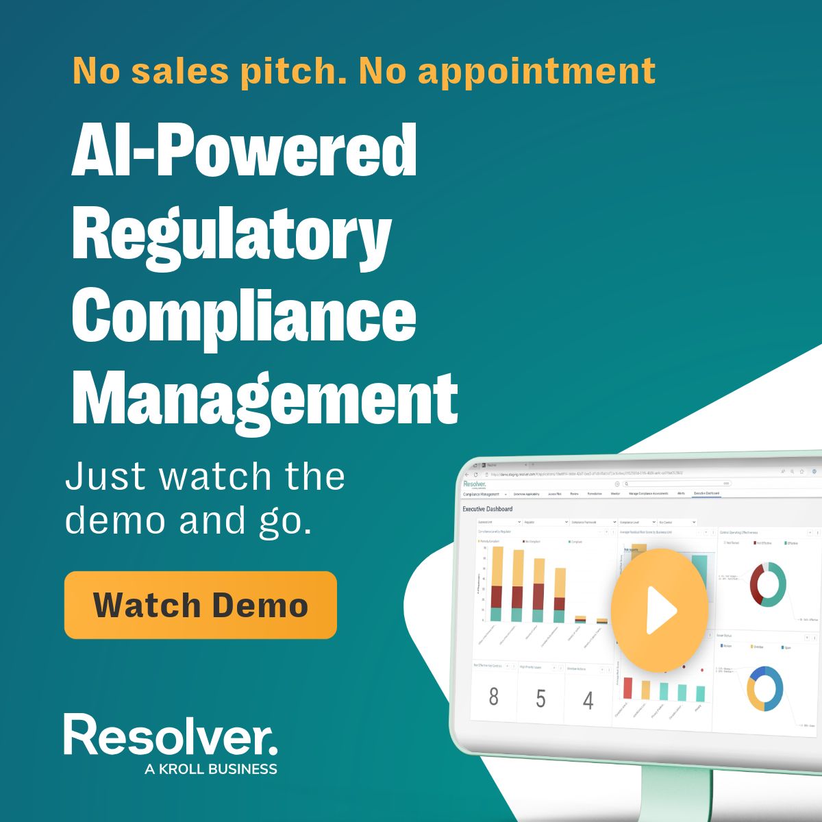 Resolver, a Kroll Business ad
