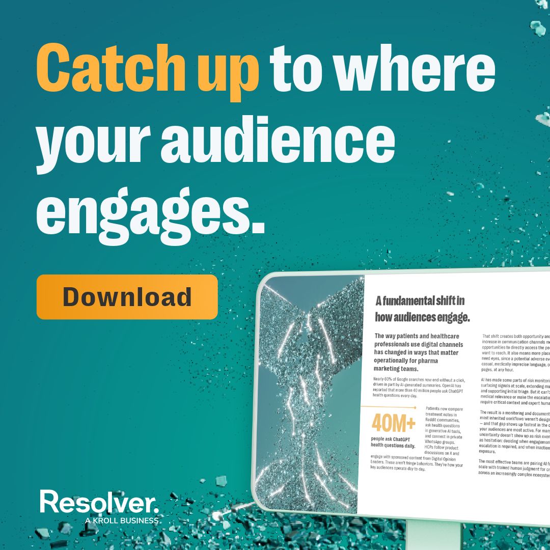 Resolver, a Kroll Business ad
