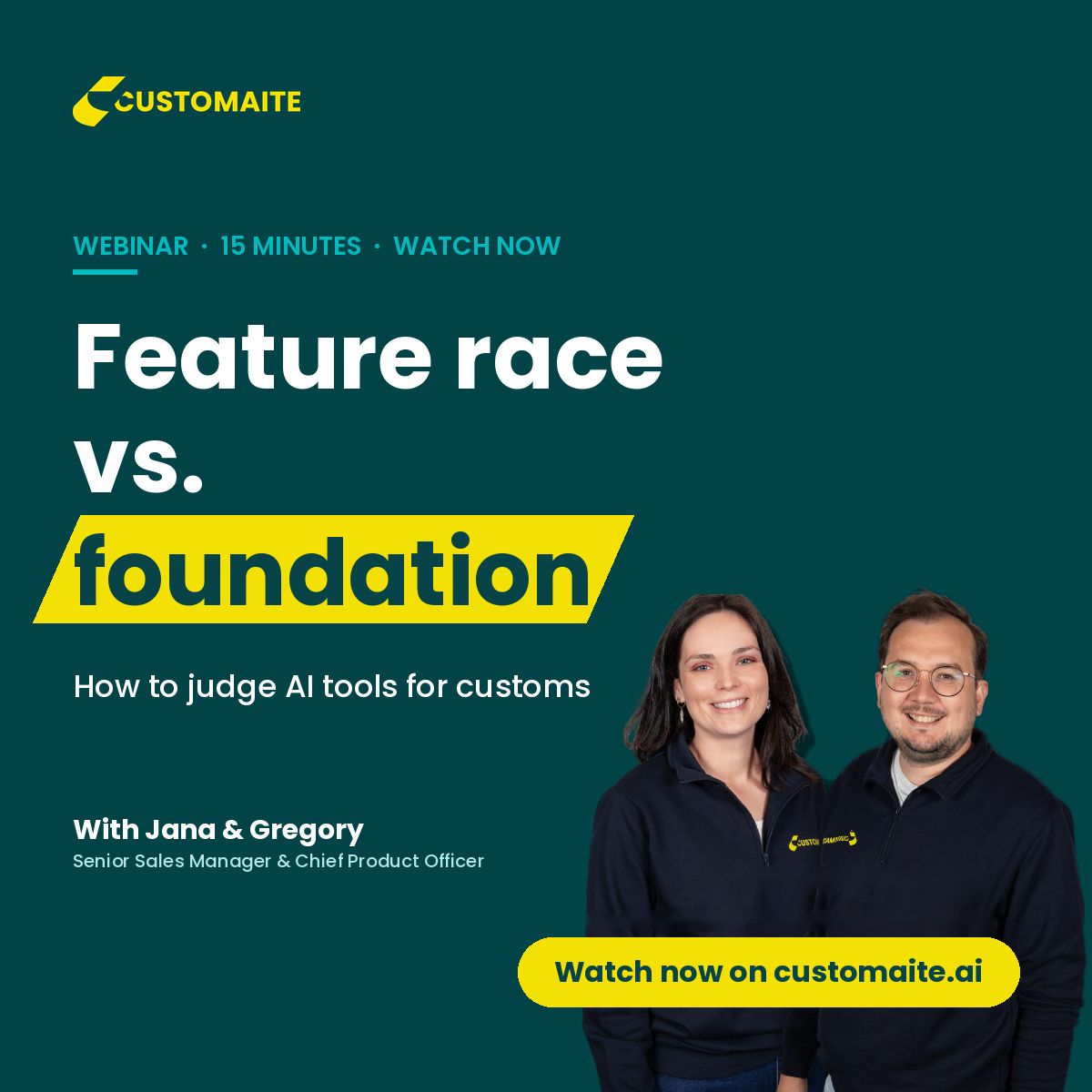 Customaite ad