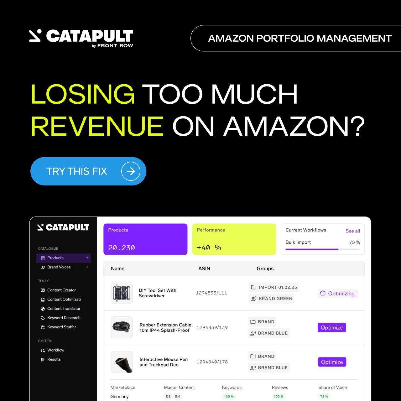 CATAPULT ad