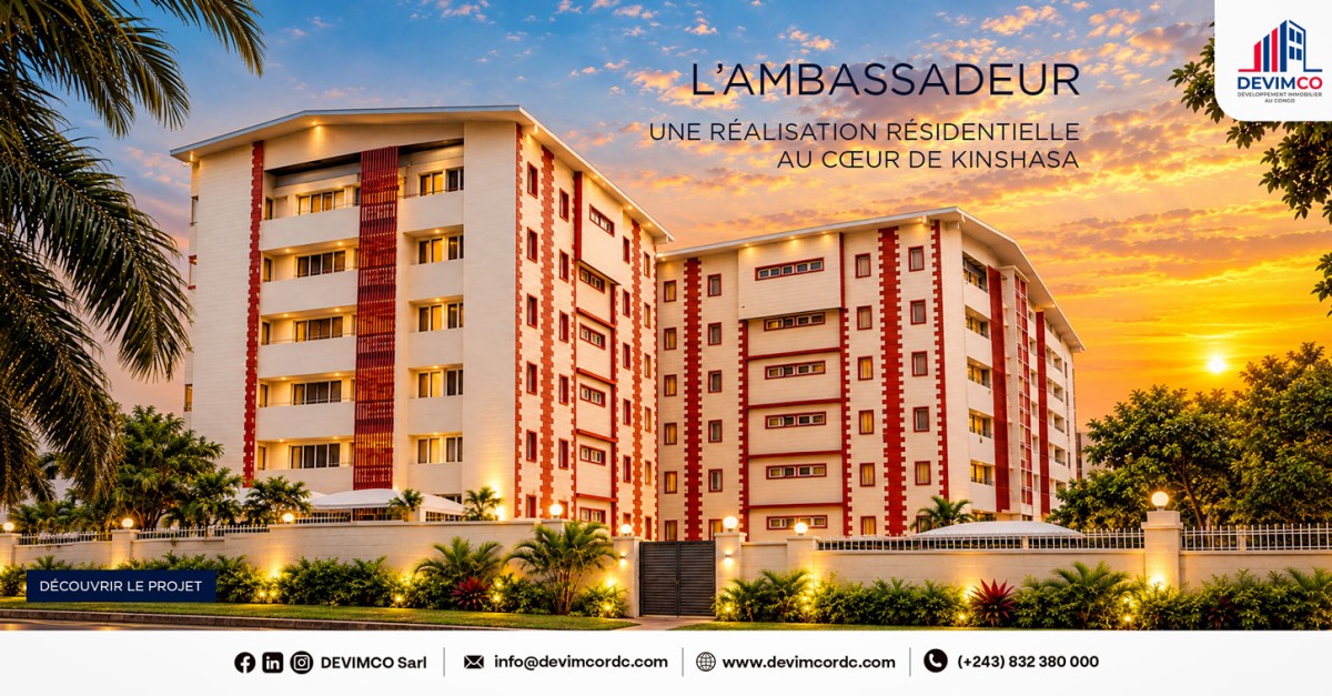 Développement immobilière au congo(DEVIMCO) ad