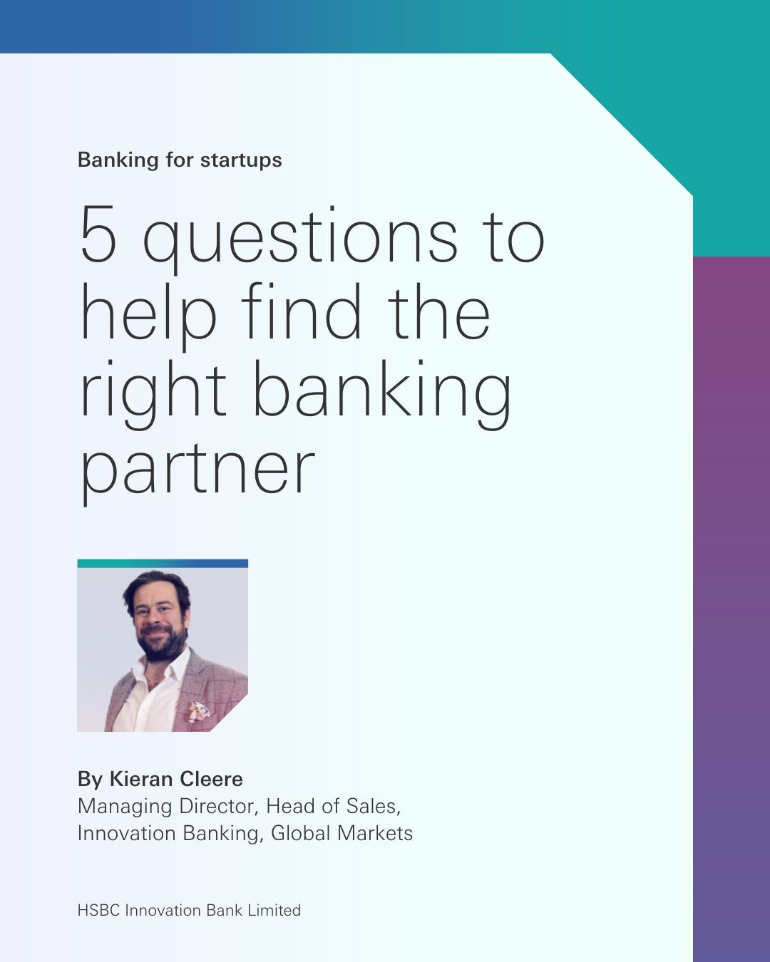 HSBC Innovation Banking ad