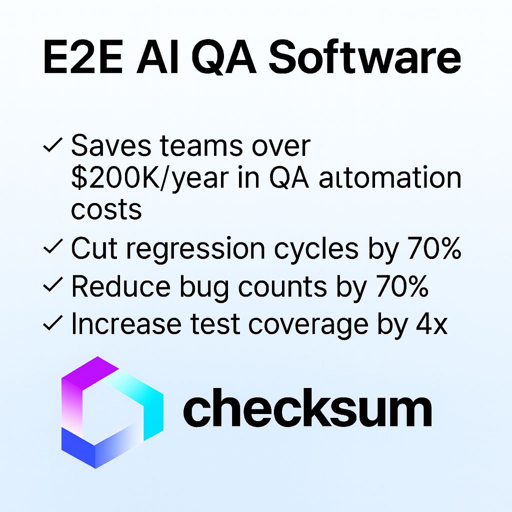 Checksum.ai ad