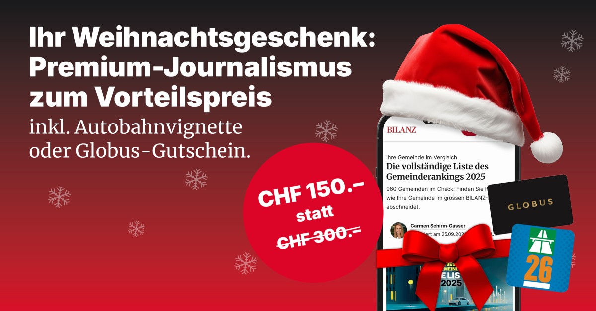 BILANZ Wirtschaftsmagazin ad