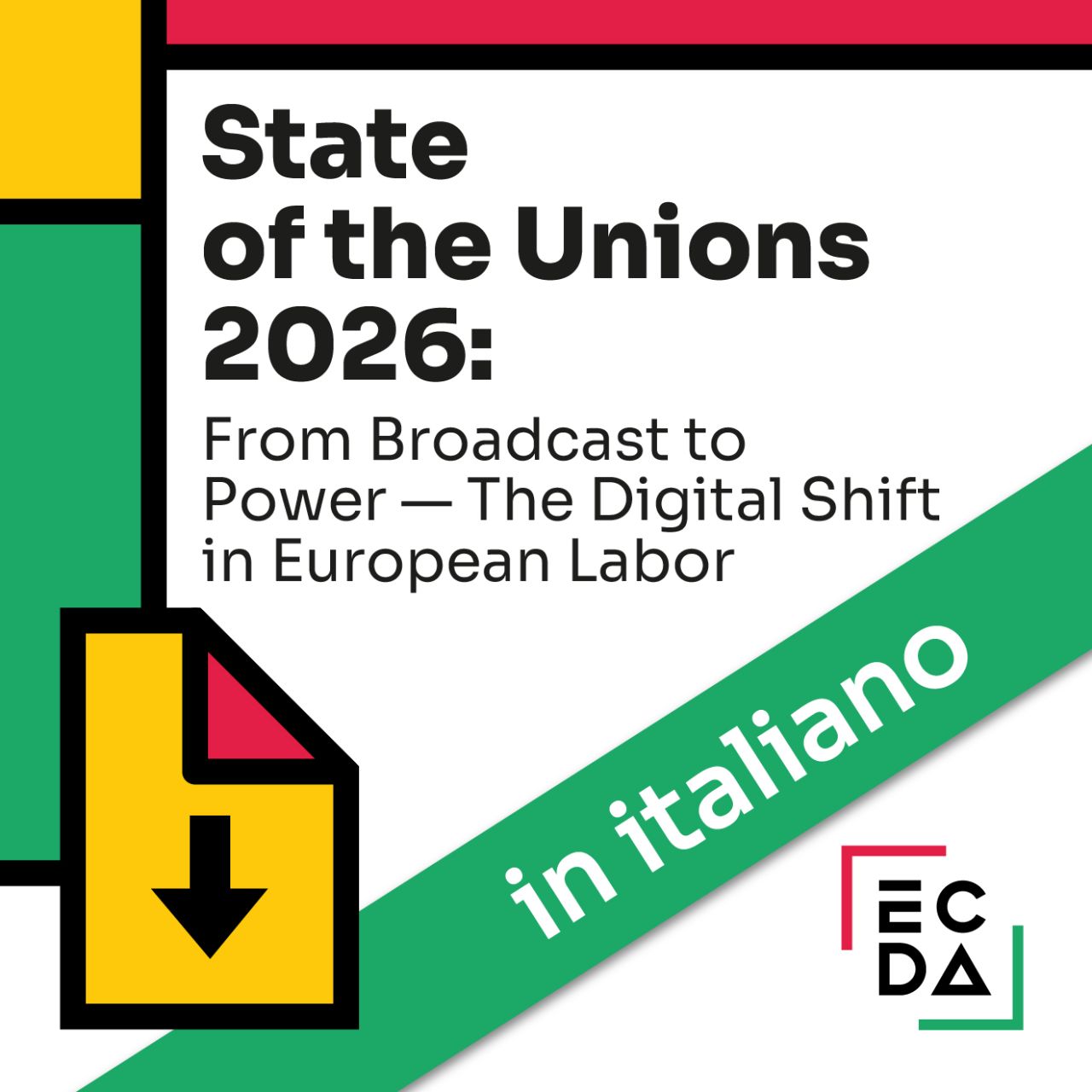 European Center for Digital Action ad