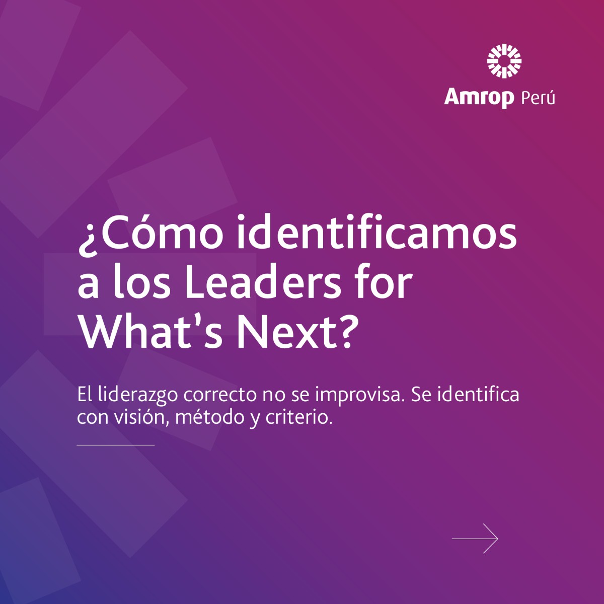 Amrop Peru ad