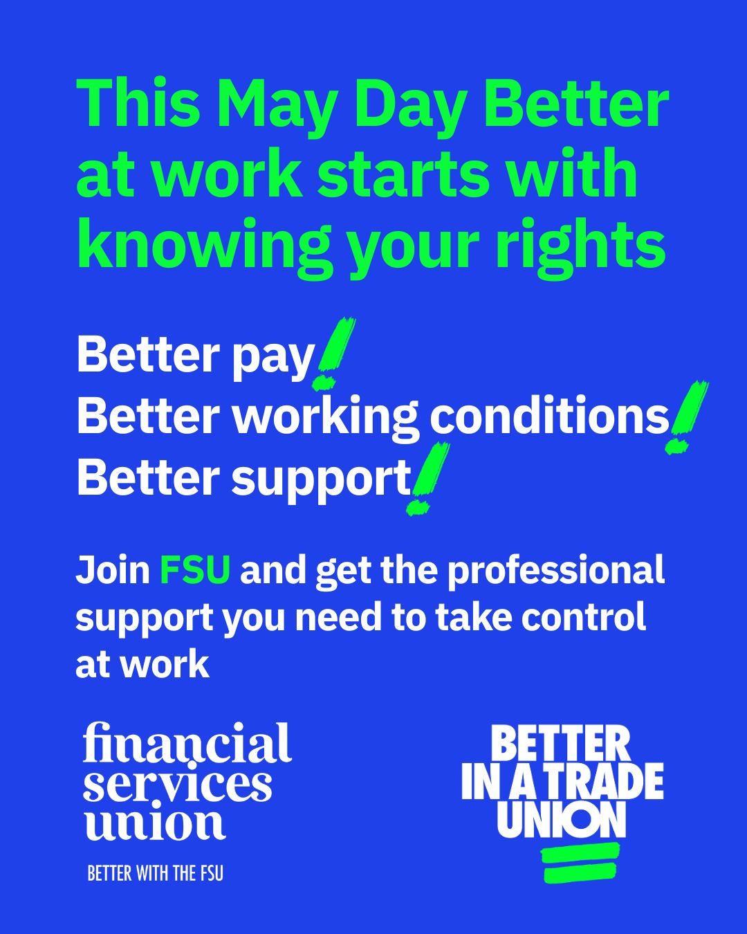 Financial Services Union ad