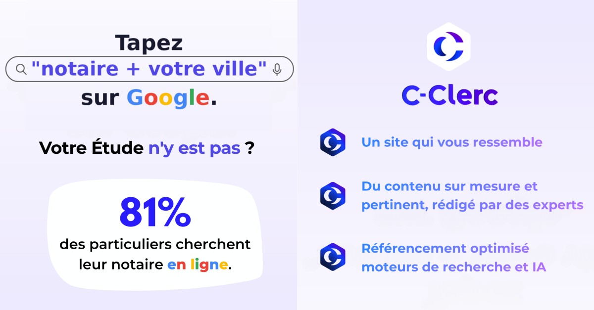 C-Clerc IA - Communication Notariale & CRM ad