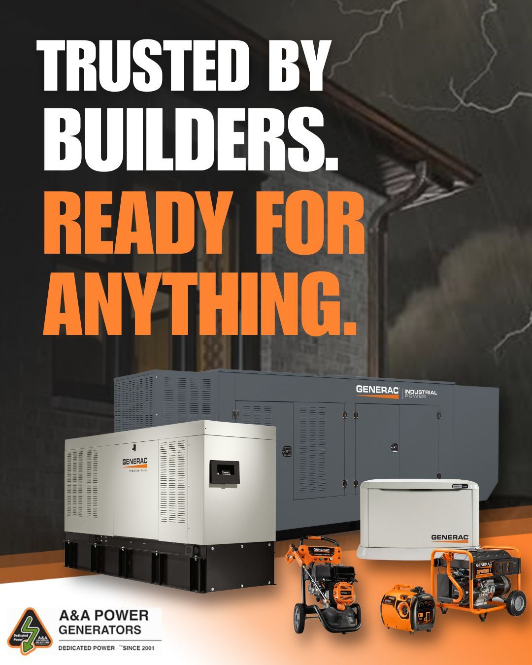 A&A Power Generators ad