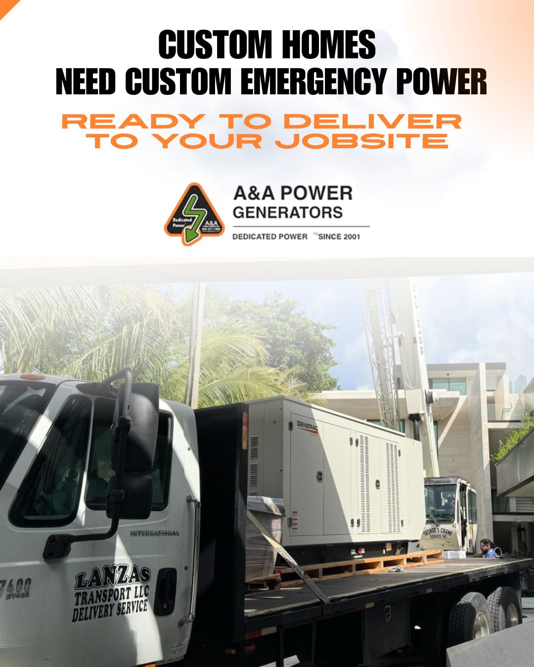 A&A Power Generators ad
