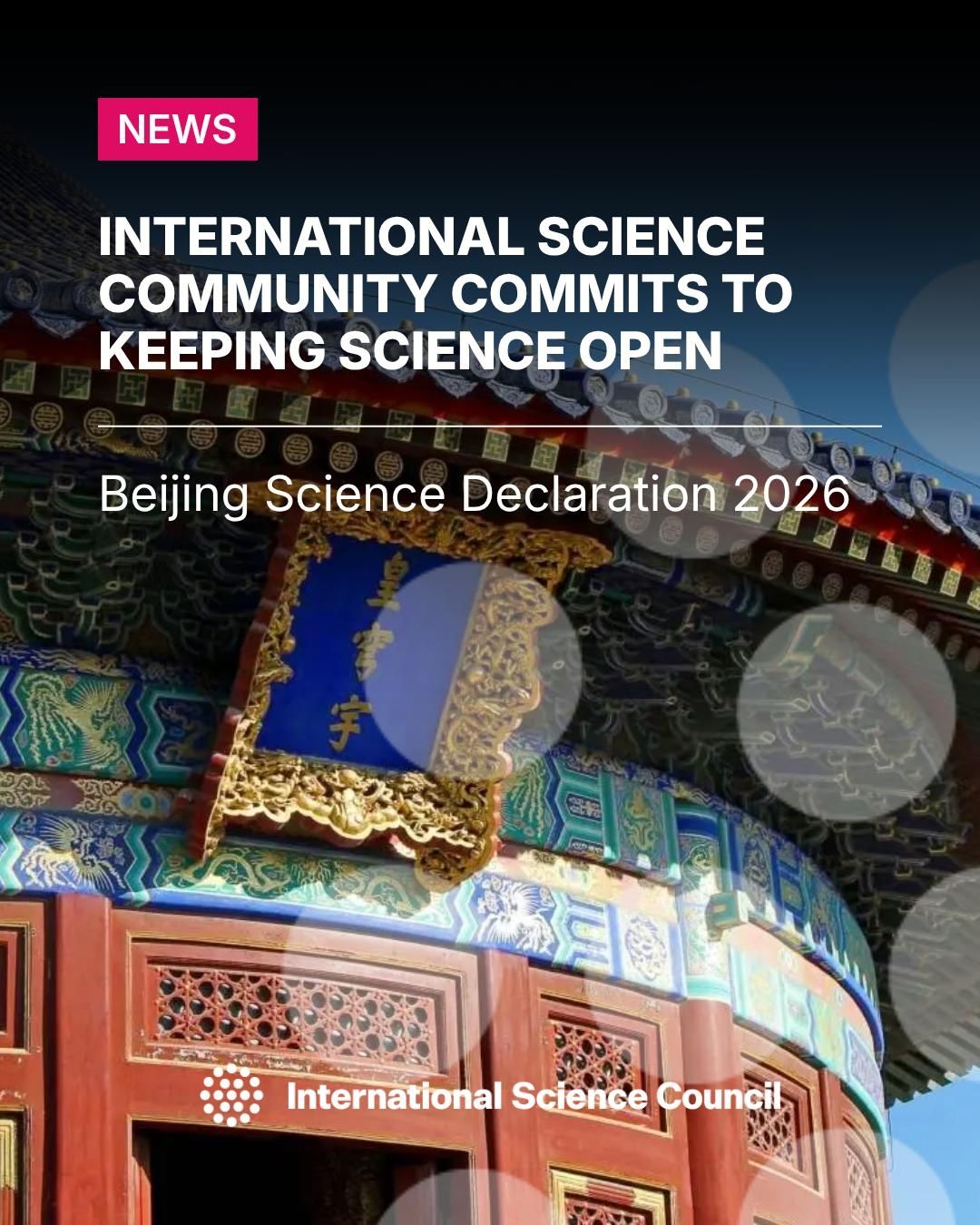 International Science Council ad