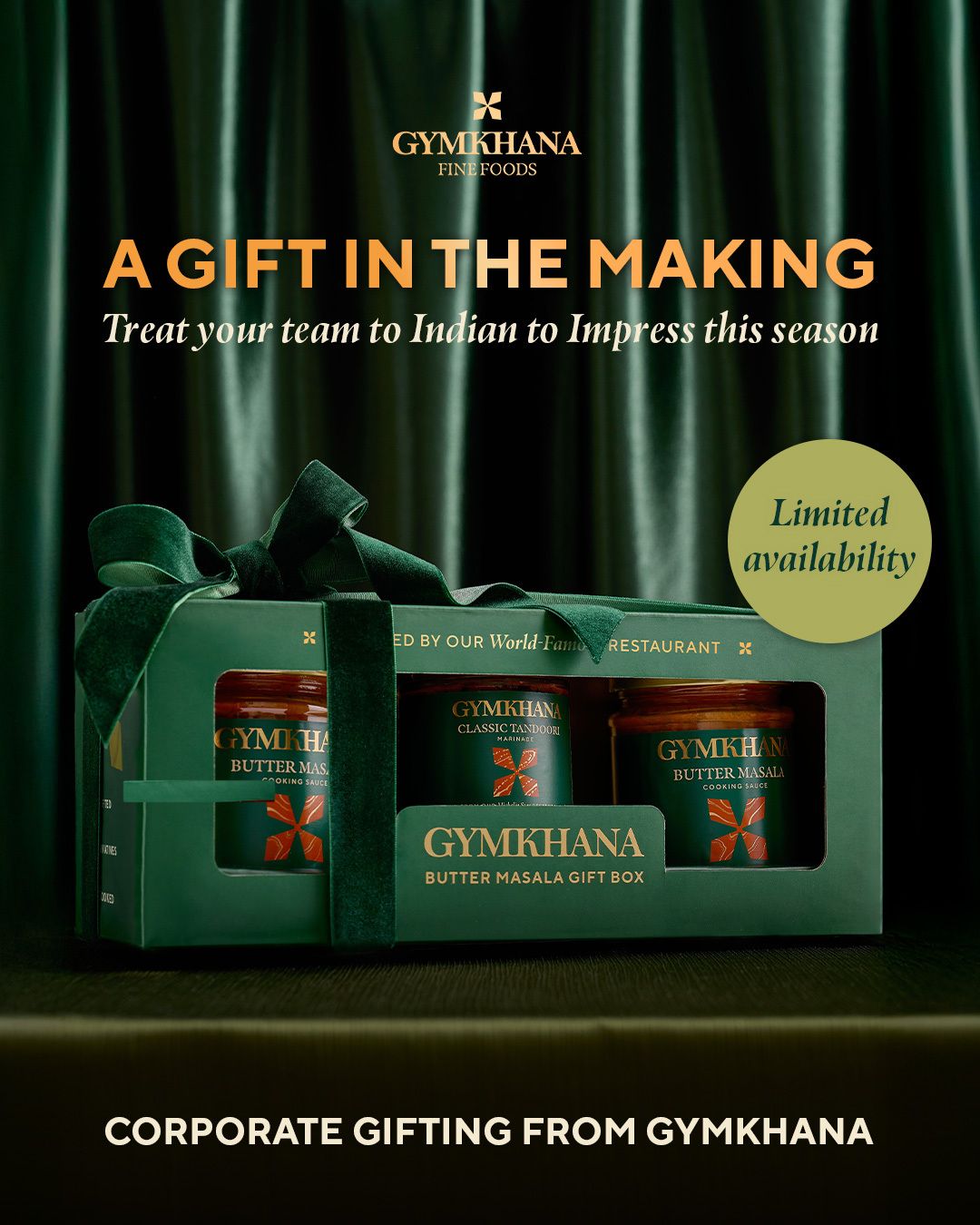 Gymkhana Fine Foods ad
