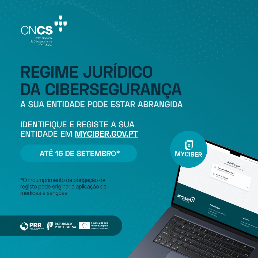 Centro Nacional de Cibersegurança (CNCS) - Portuguese National Cybersecurity Centre ad