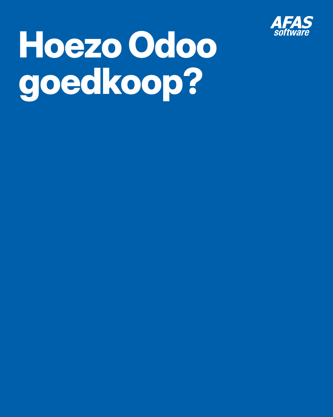 AFAS Software België ad