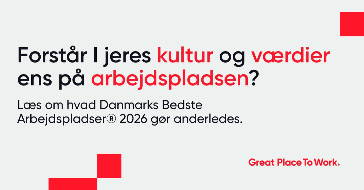 Great Place to Work Danmark ad