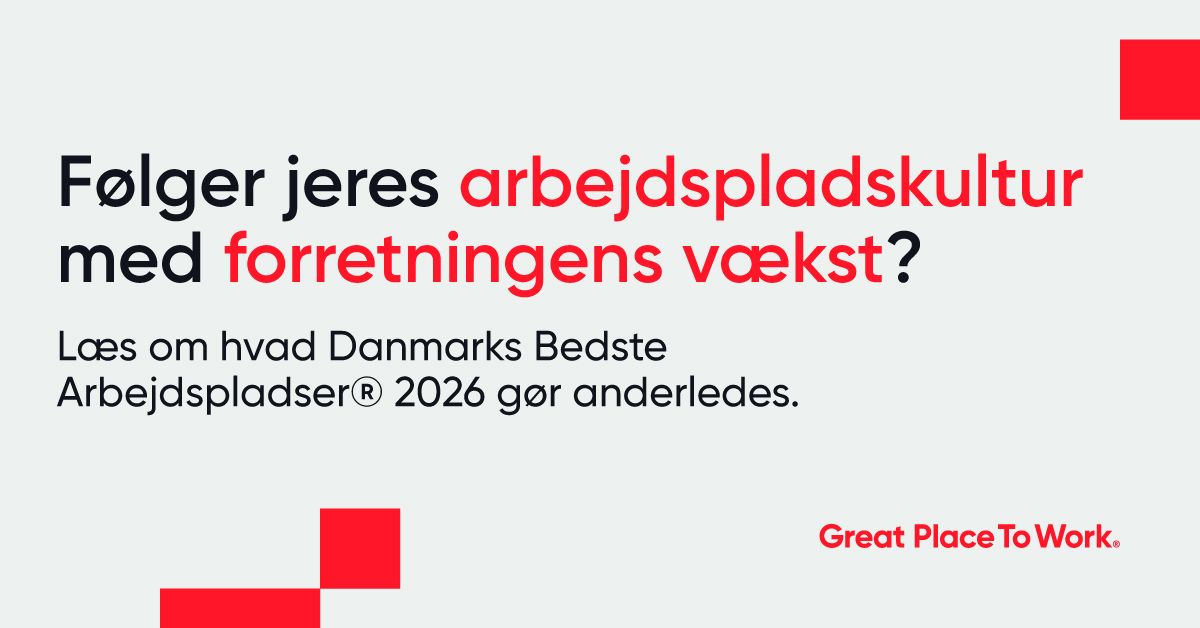 Great Place to Work Danmark ad