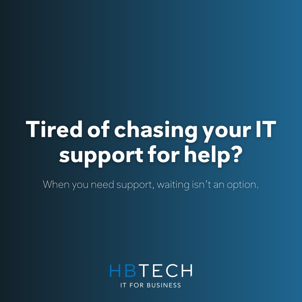 HBTech - IT Support and Services ad