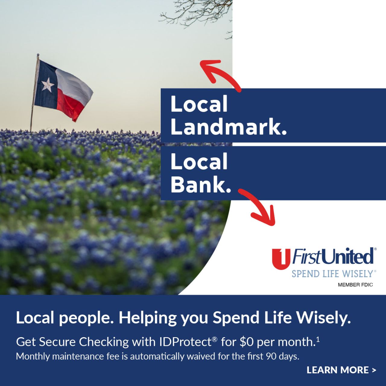 First United Bank ad