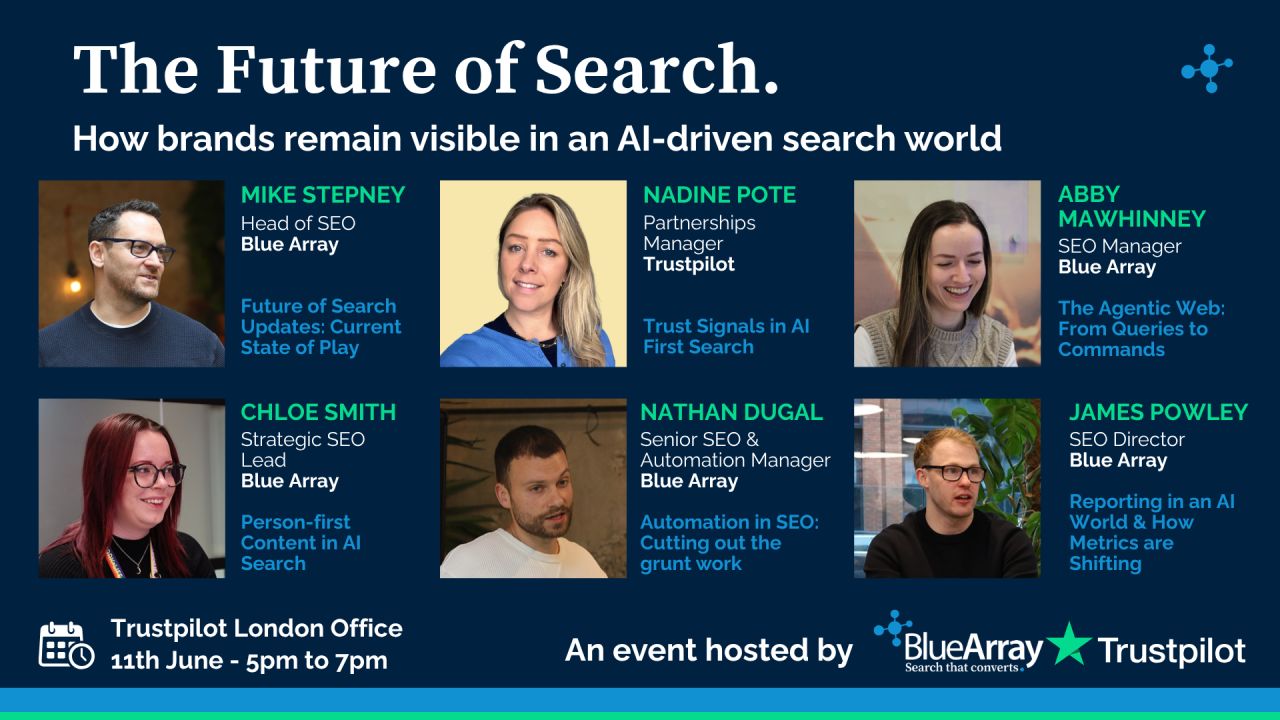 Blue Array ad