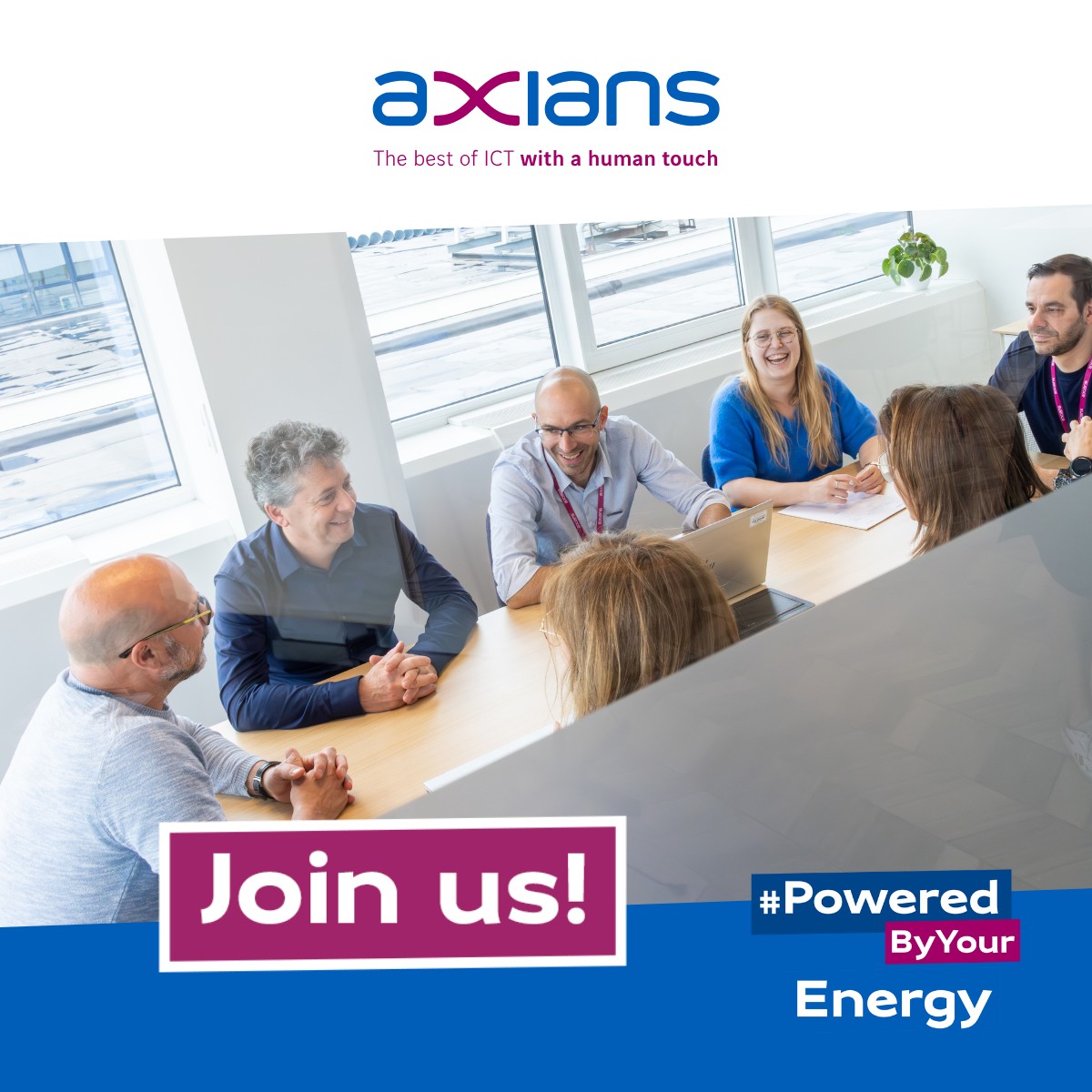 Axians Belgium ad