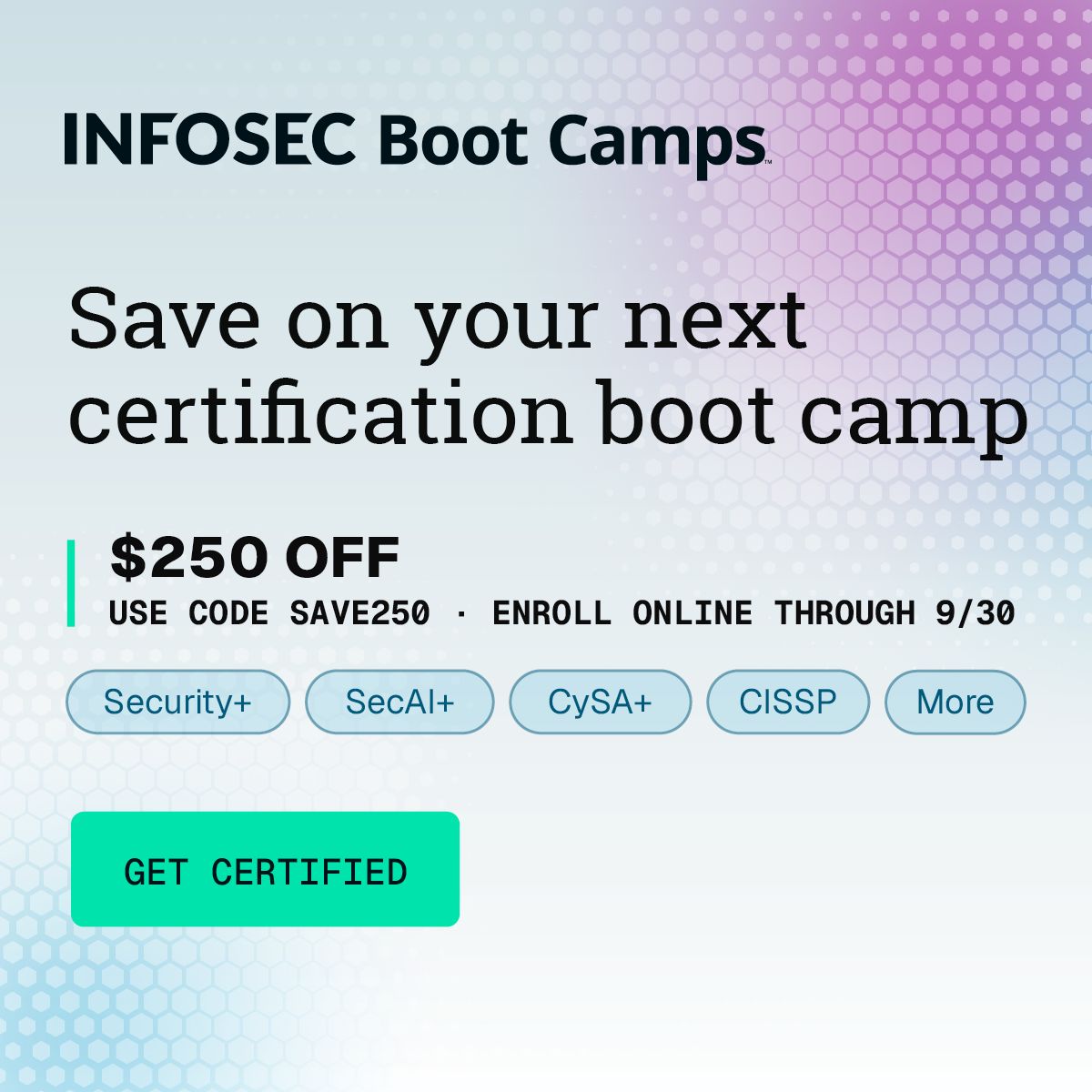 Infosec ad