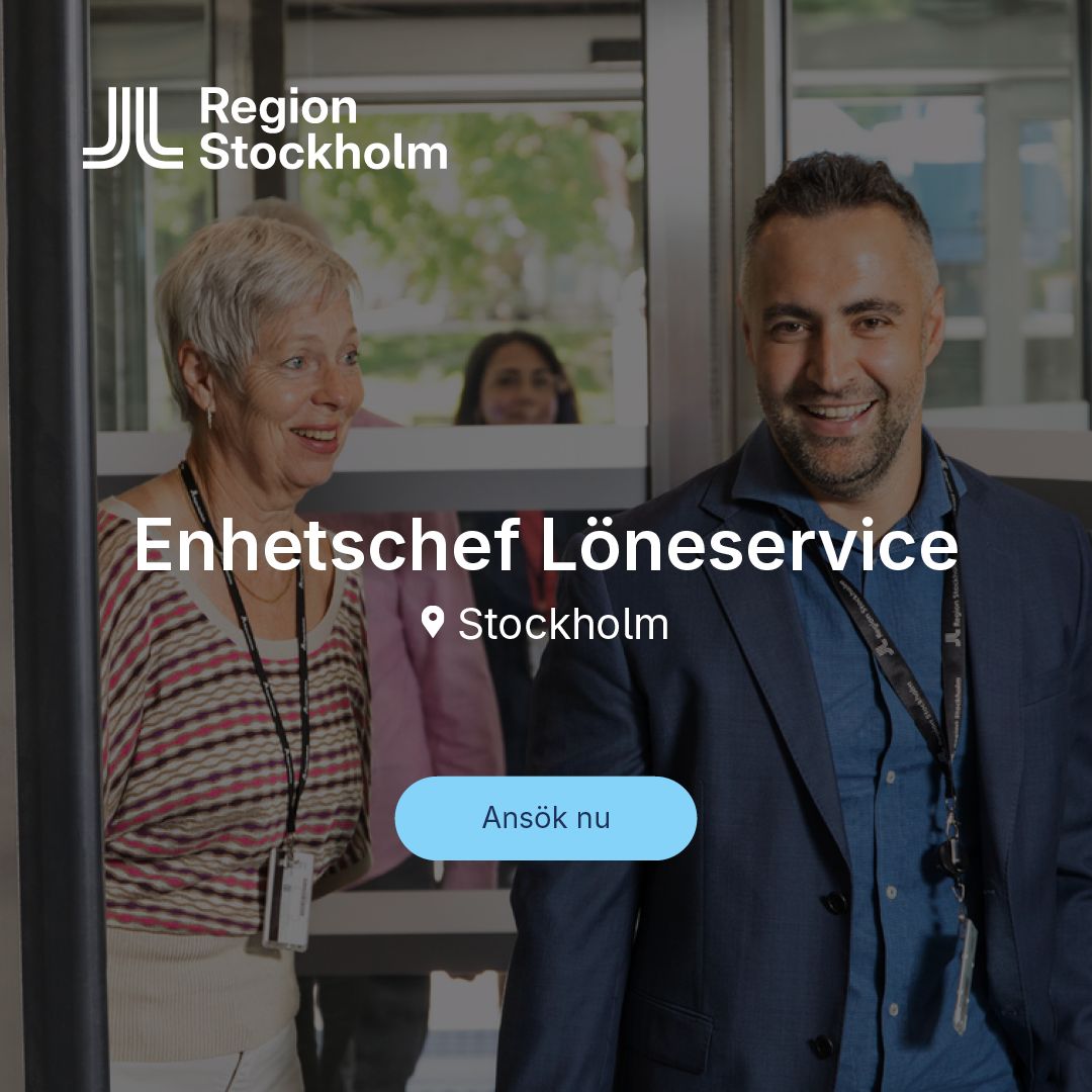 Region Stockholm ad