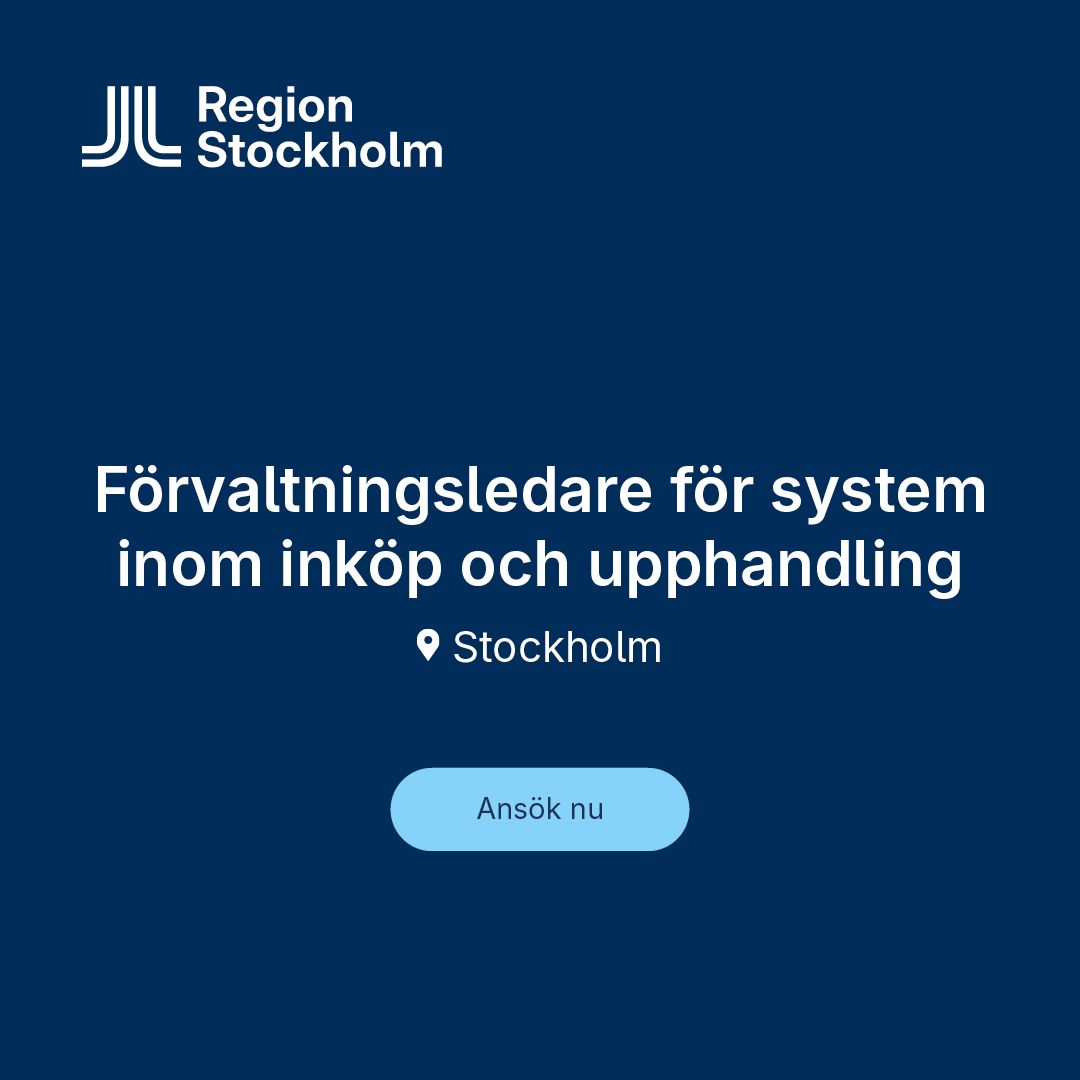 Region Stockholm ad