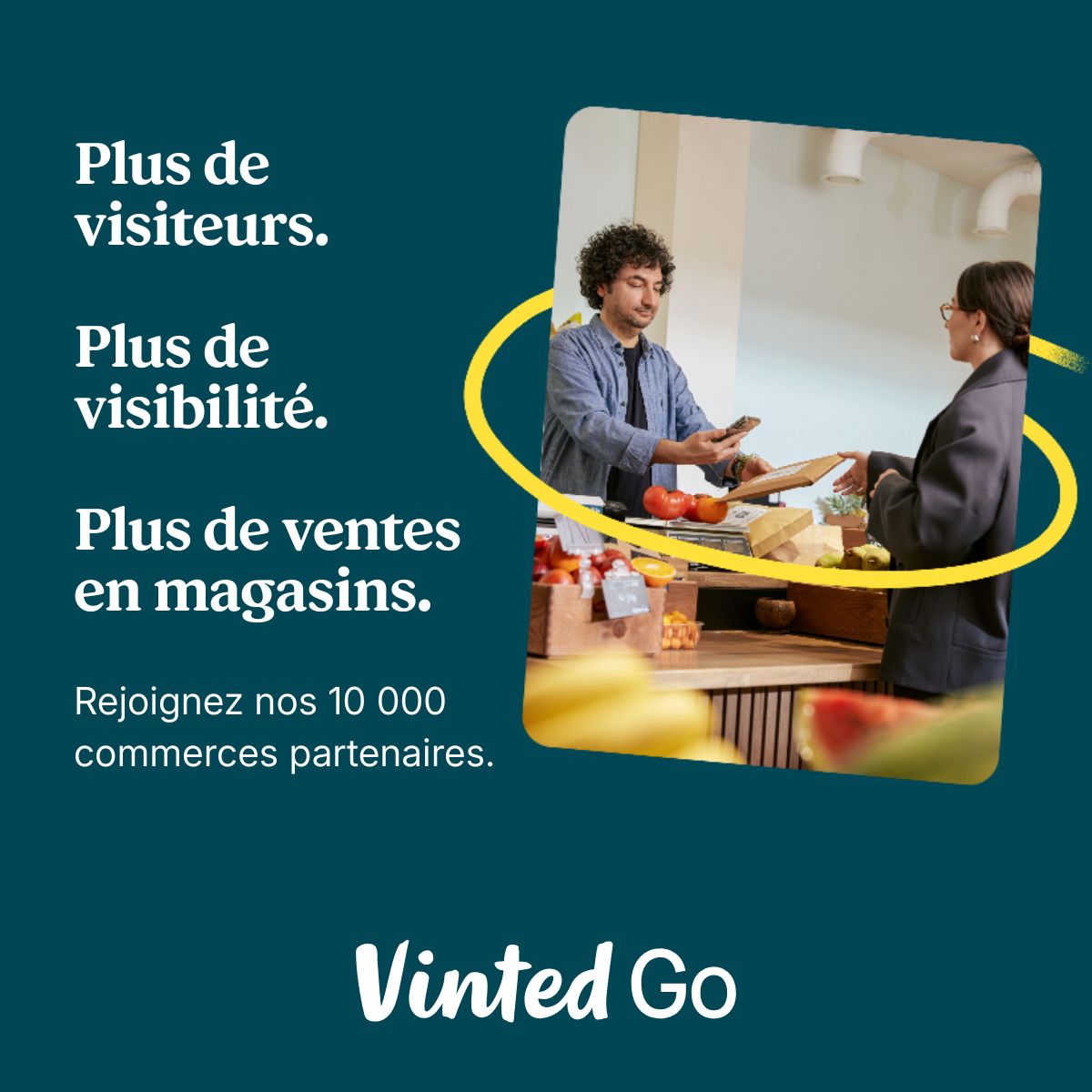 Vinted Go ad