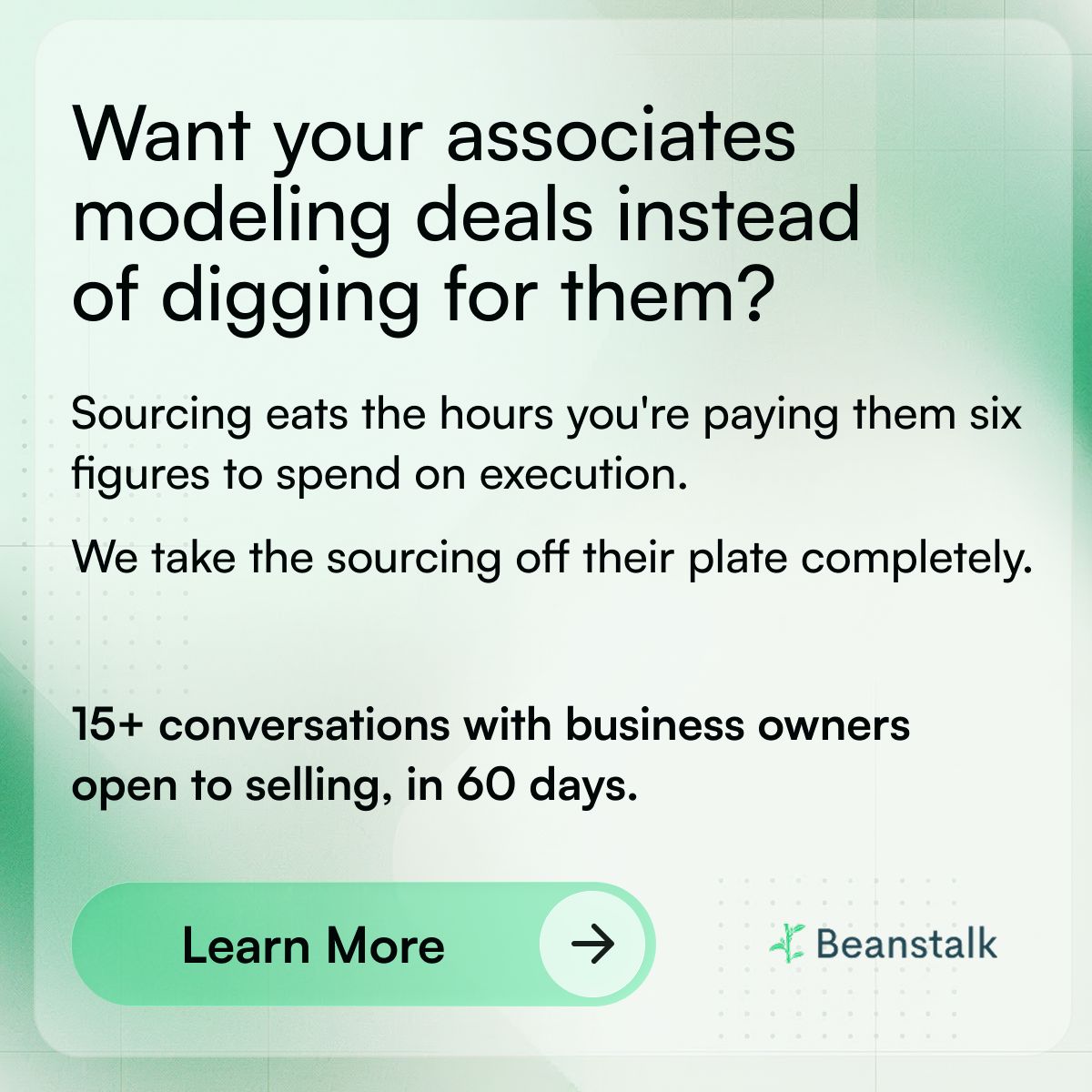 Beanstalk Consulting ad