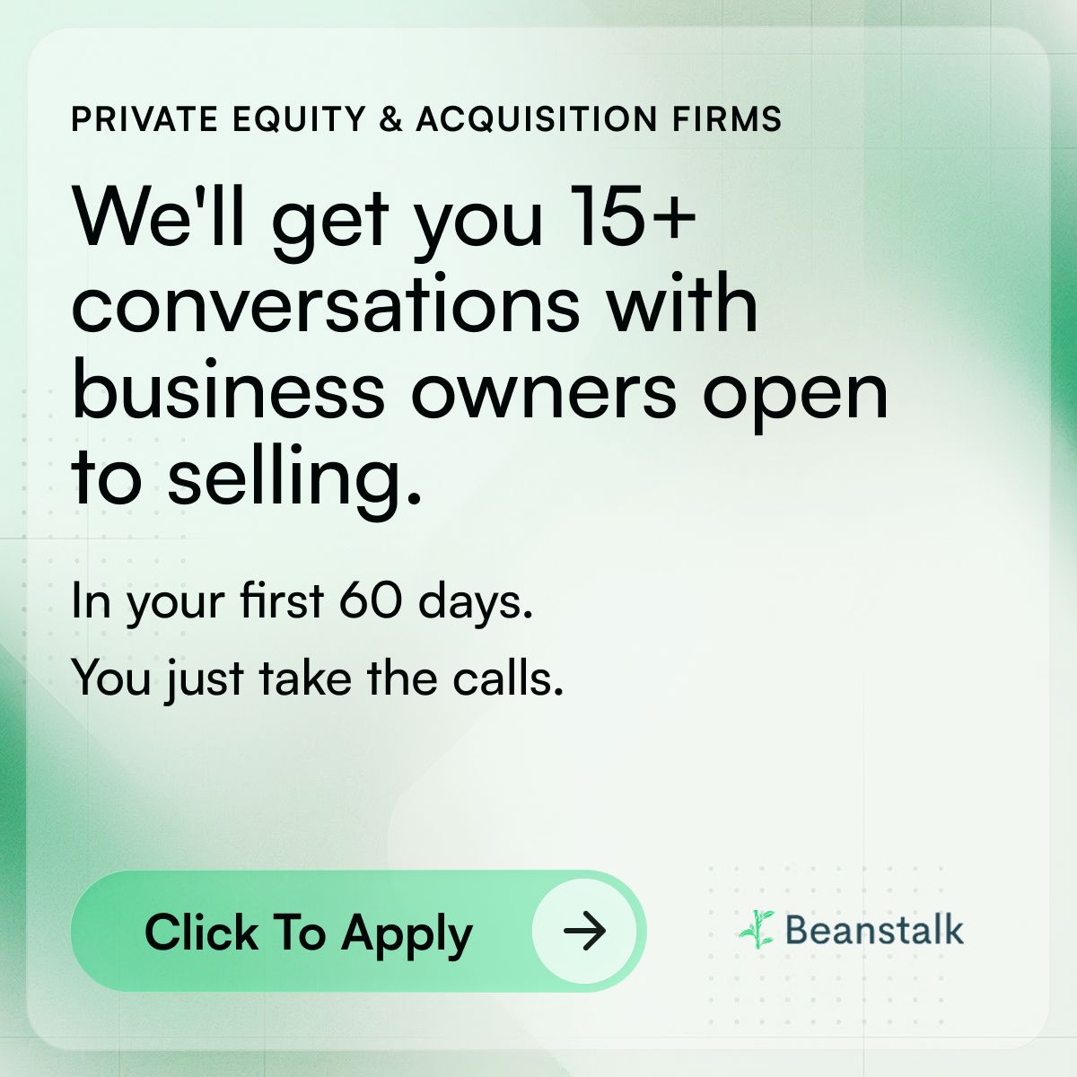 Beanstalk Consulting ad