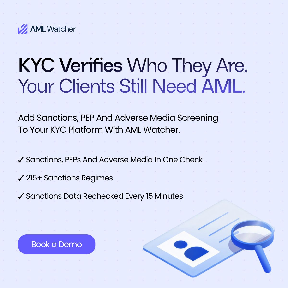 AML Watcher ad