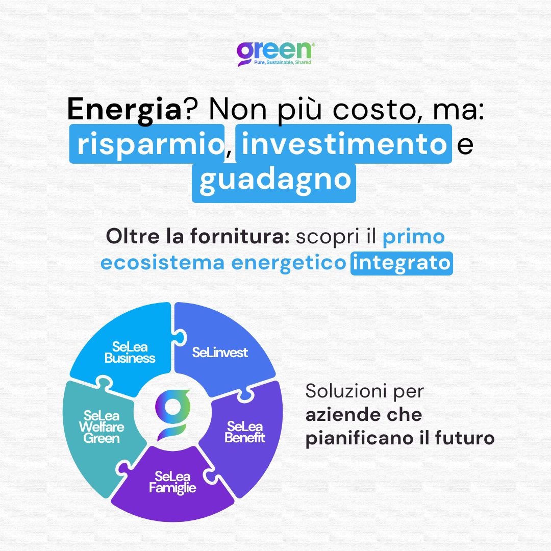 Green - Pura, Sostenibile, Condivisa ad